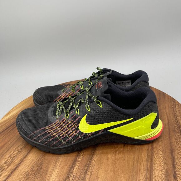Nike Metcon 3 Shoes Mens Size 10 Black Running Training Lifting Gym Workout main image 9
